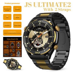 JS ULTIMATE2 1.53 INCH BT CALL SMART WATCH RDFIT