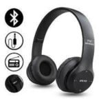 P47 Wireless Headphones | Bluetooth Foldable Headset | Stereo Sound | FM Radio & TF Card Support | Built-in Microphone