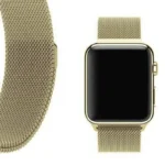 Soft Gold | Apple Watch Milanese Magnetic Loop Strap | Stainless Steel Band  | 42mm / 44mm / 45mm