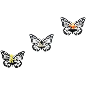 Wooden Butterfly Wall Shelf | Laser Cut MDF Wall Art Decor | Decorative Floating Shelf & Candle Holder | pack of 3