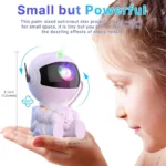 Mini Astronaut Galaxy Projector | Star & Nebula Night Light with Remote Control | Astronaut Galaxy Lamp