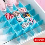 Drawer Organizer Board Storage Box | Adjustable Clapboard Divider Set | 4 Pcs