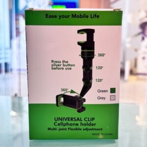 Universal Car Rearview Mirror Phone Holder | Hands-Free Adjustable Mount for Smartphones & GPS