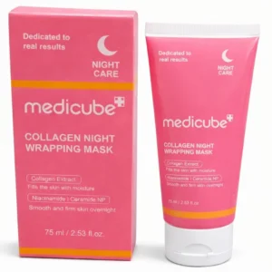 Medicube Collagen Night Wrapping Mask |  Overnight Elasticity & Hydration Peel-Off Mask