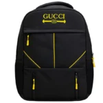 Multi-Functional Travel Backpack | Business Daypack with Laptop Compartment | Black & Yellow