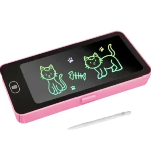 LCD Drawing Pen Case for Kids | Writing Tablet Pencil Box with Screen Lock & One-Key Erase | Random Color
