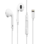 Genuine Certified Apple iPhone Handsfree | Wired Lightning Earphones | Deep Bass & Clear Sound | White