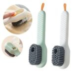 Shoe Brush with Liquid Dispensing | Multi-Purpose Cleaning Tool