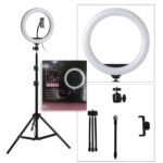 10-Inch Ring Light Kit + 7 Ft Ring Light Stand | LED Photography & Video Lighting Set